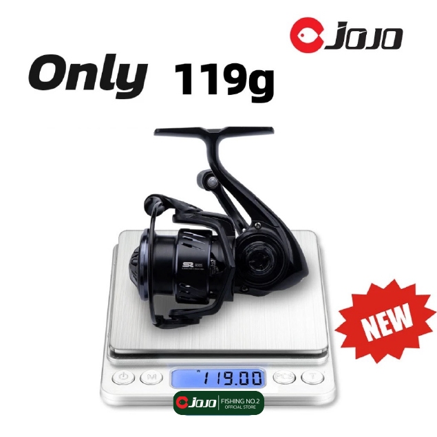 รอกสปินนิ่ง งาน Ultralight น้ำหนักเบาเพียง 119g มี่เบอร์ 800 - 1000 แขนเกลียว