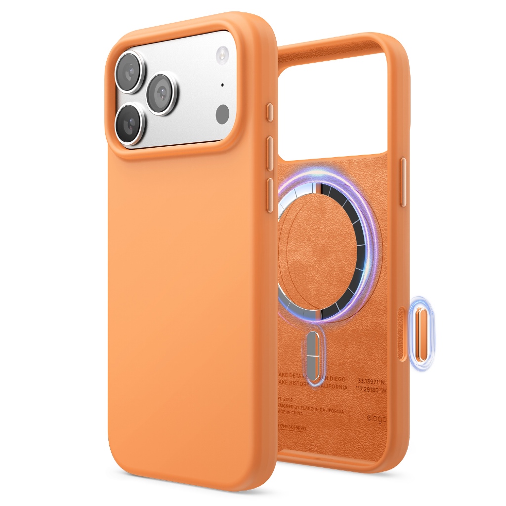 elago iPhone 17, 17 Air, 17 Pro, 17 Pro Max Magnetic Silicone Case 30 Color รองรับการชาร์จ MagSafe