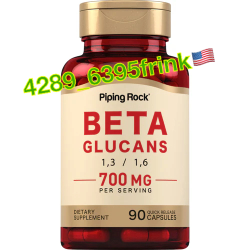พร้อมส่ง!! เบต้ากลูแคน Beta 1,3/1,6-D-Glucan, 700 mg (per serving), 90 แคปซูล เสริมภูมิคุ้มกัน USA PRODUCT
