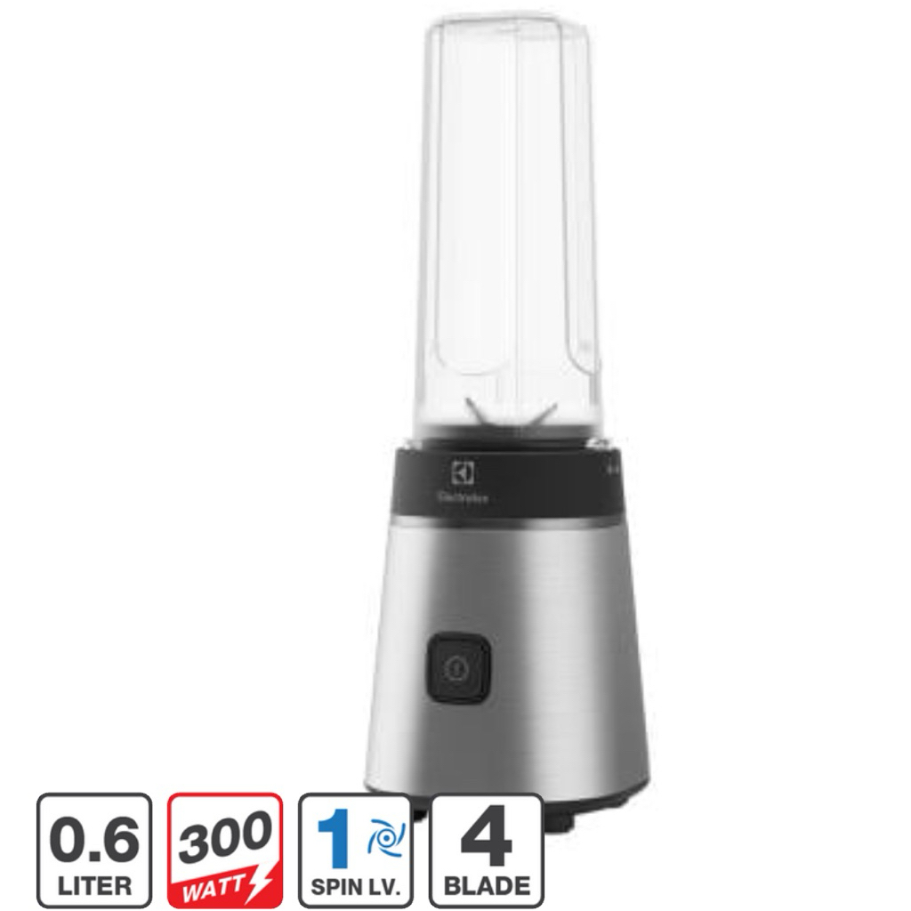 เครื่องปั่นแบบพกพา ELECTROLUX รุ่น E3CB1-200S กำลัง 300 วัตต์ สีสเตนเลส