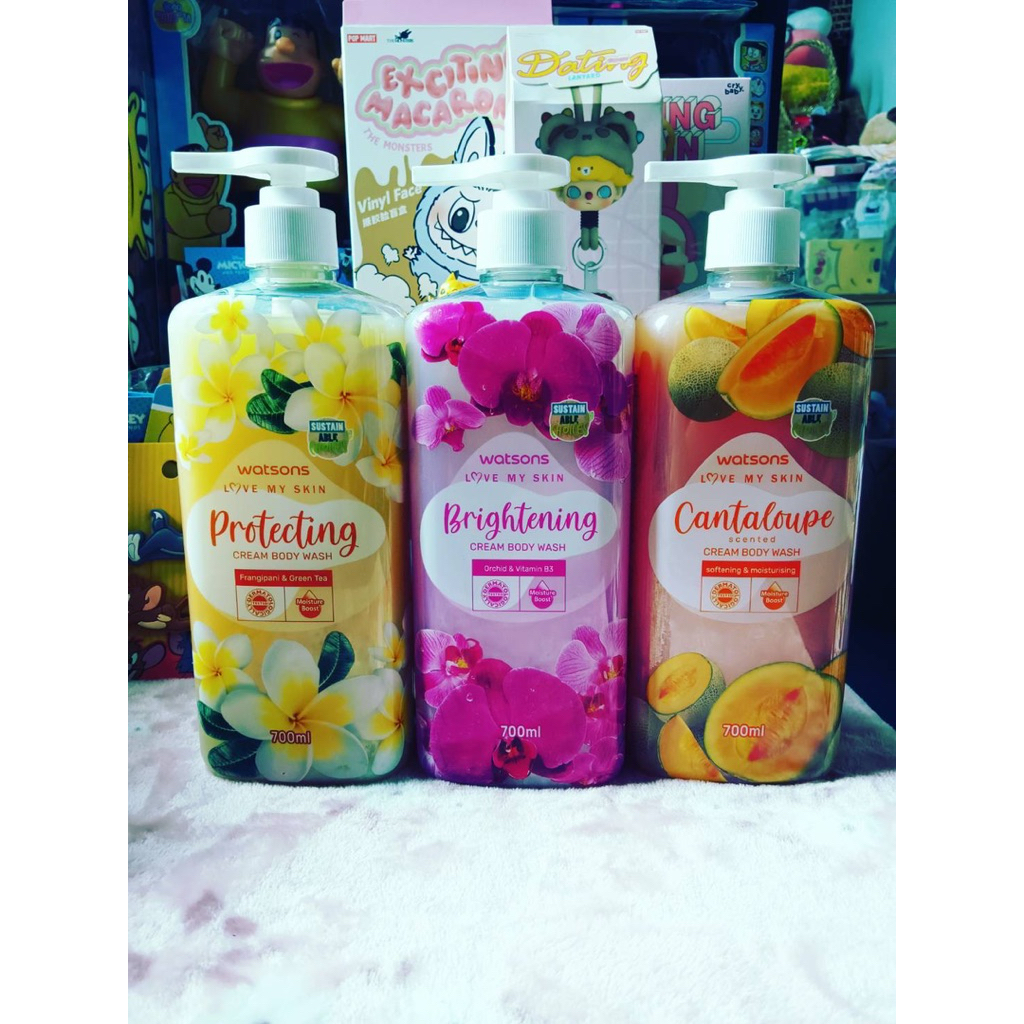 ครีมอาบน้ำ Watsons love my skin cream body wash 700ml.