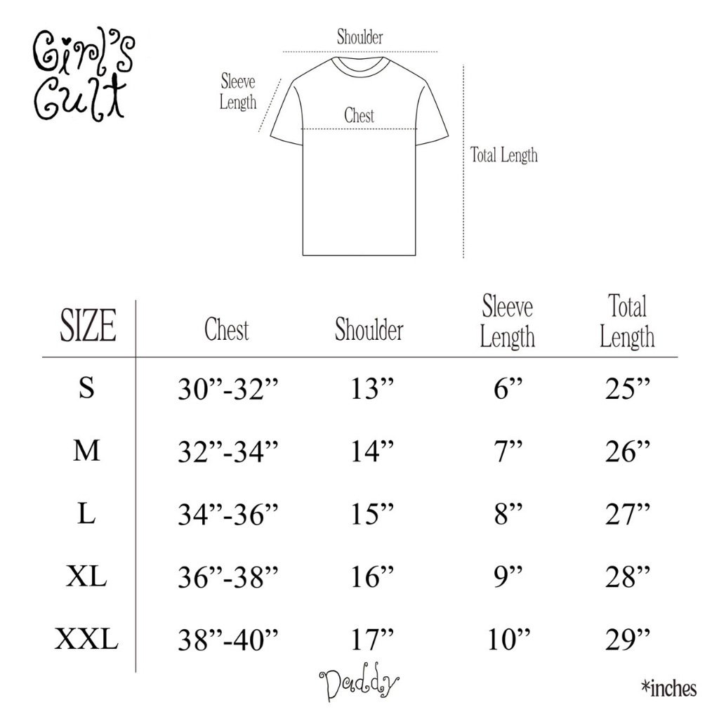 DADDY | Girl's Cult T-shirt เสื้อยืด สีขาว สุดน่ารัก - รูปที่ 6