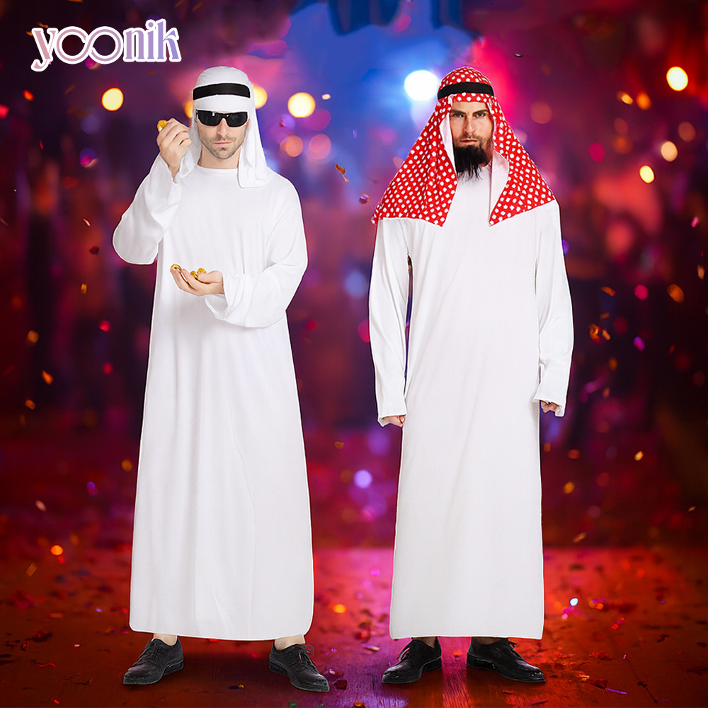ชุดอาหรับดูไบ (แถมหนวด) ชุดแฟนตาซี เหมาะสำหรับทุกเพศทุกวัย