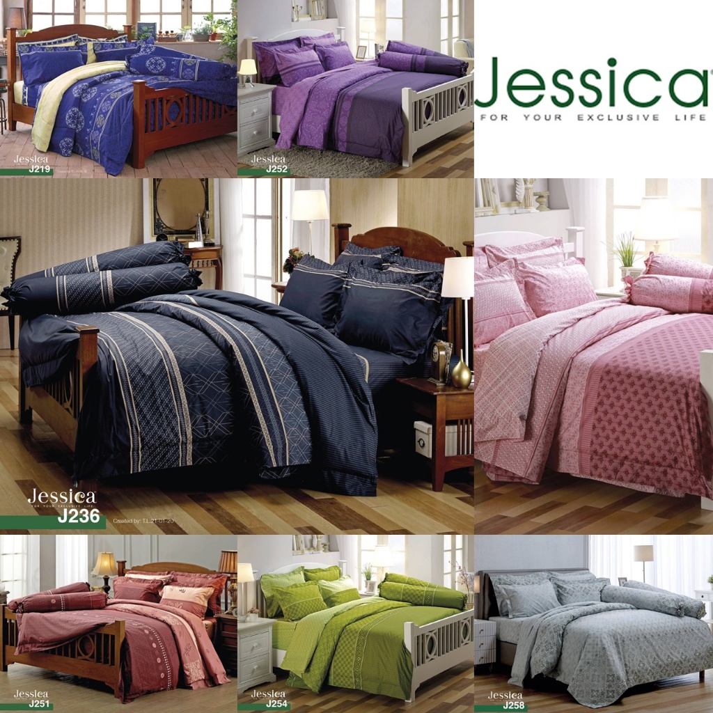 Jessica: ผ้าปูที่นอนพิมพ์ลาย J236 J251 J252 J254 J255 J258 [2025/2]