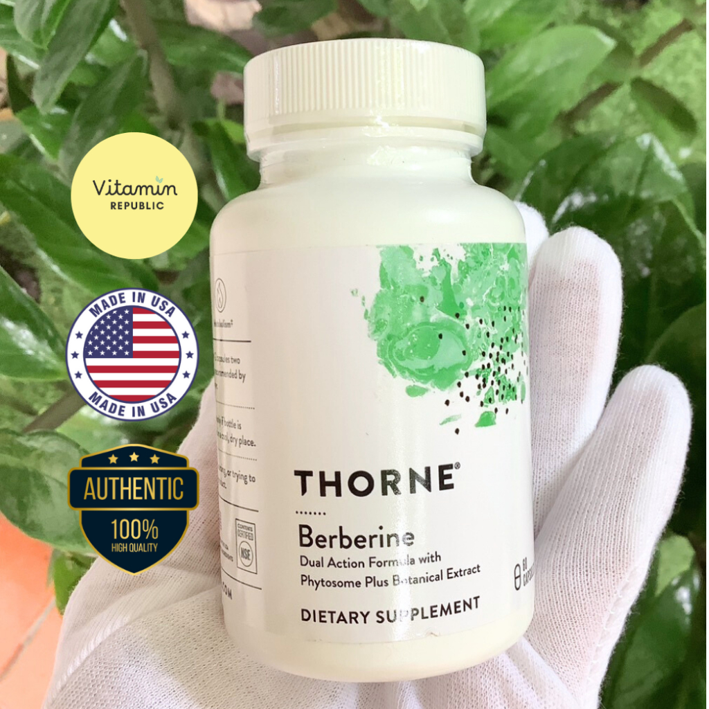Berberine (60 capsules) by THORNE ธอร์น เบอร์เบรีน