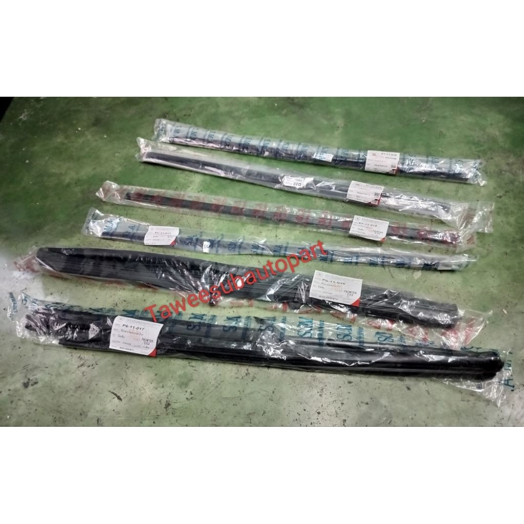 ยางรีดน้ำกระจก สักหราดร่องกระจกประตู D22 Frontier ซ้าย ขวา P6-11-017/018 XY-11-017/018/019/020