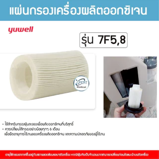 แผ่นกรองเครื่องผลิตออกซิเจน Inner Filter ไส้กรองอากาศ YUWELL & Konsung & Longfian กรองฝุ่น กรองกลิ่น ออกซิเจนบริสุทธิ์