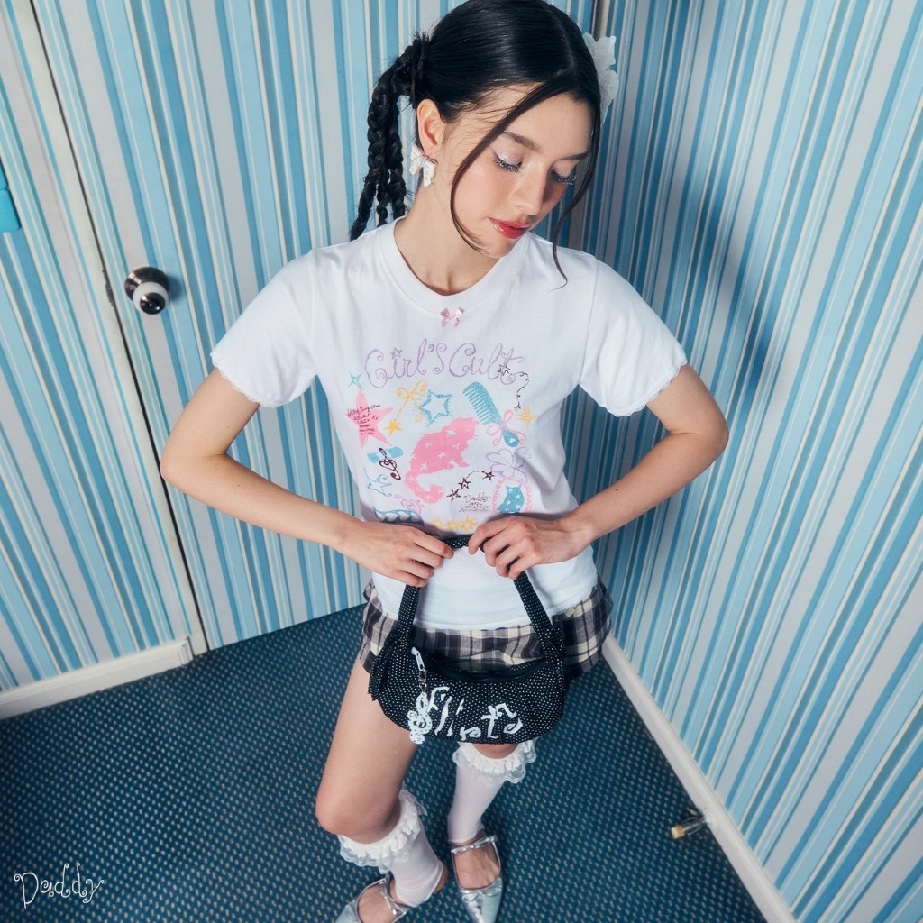 DADDY | Girl's Cult T-shirt เสื้อยืด สีขาว สุดน่ารัก - รูปที่ 5