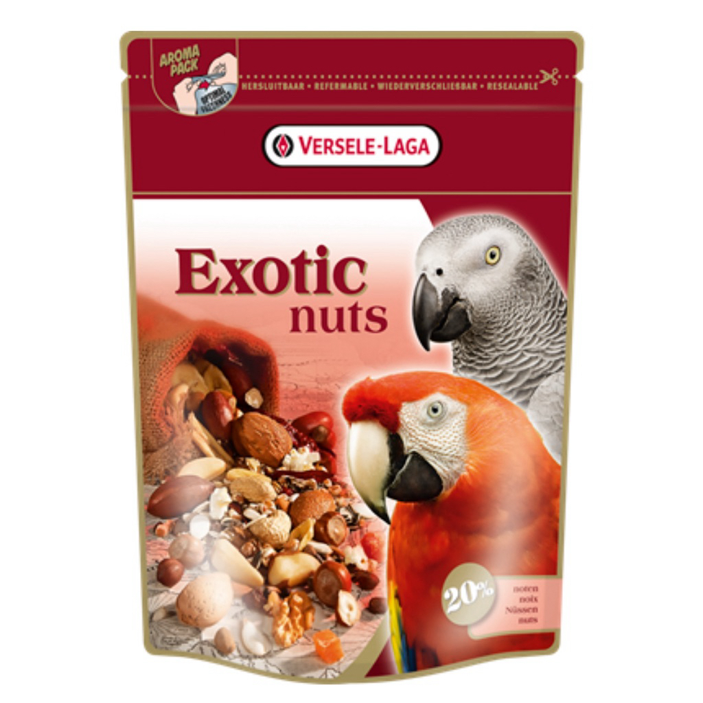 Exotic Nut  ถั่วรวม สำหรับนกแก้ว ขนาด  750g.