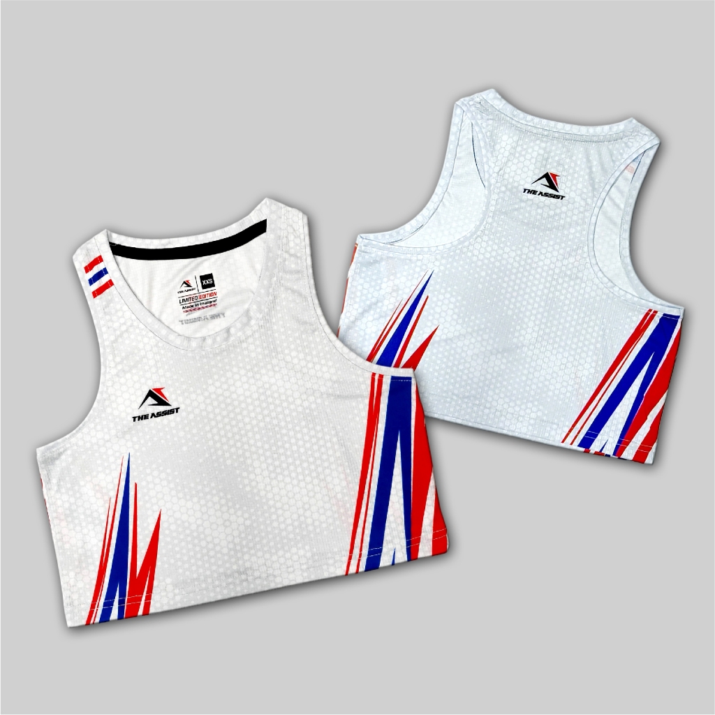 เสื้อวิ่ง เสื้อลำลอง ออกกำลังกาย เสื้อ crop TA-209 “Thunder Strike” - รูปที่ 2