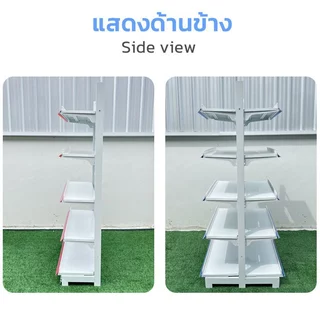 ชั้นวางของ ชั้นวางของซุปเปอร์มาร์เก็ต 1.8Mชั้นวางสินค้ามินิมาร์ท 2 หน้า ( 4-5 ชั้น ) 120KGload-bearing