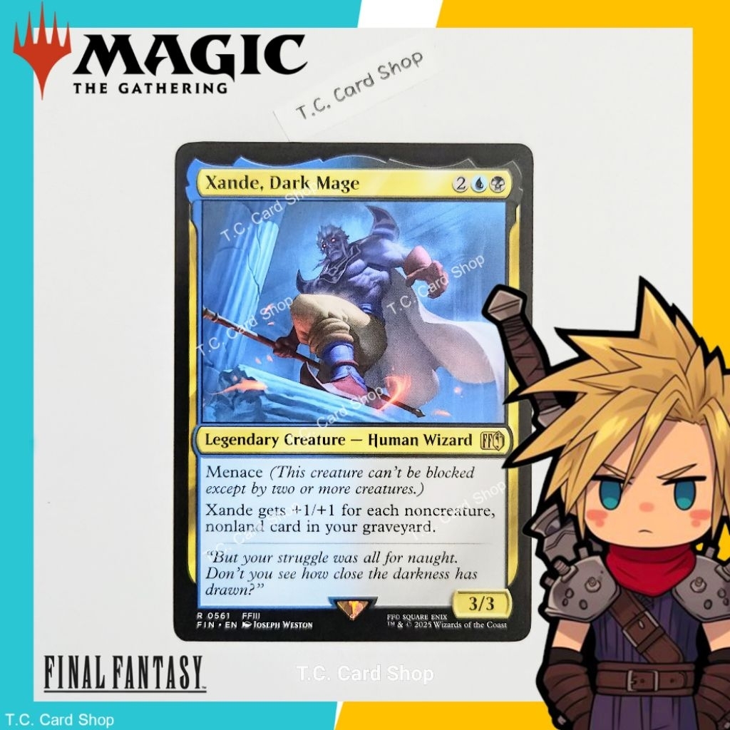 Xande, Dark Mage - R0559 FFIII (Goldstamp) - Final Fantasy - Magic the Gathering (MTG) (FIN)