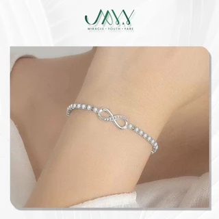 MYY สร้อยข้อมืออินฟินิตี้ ปรับขนาดได้ เสริมดวงการเงิน การงาน ตัวเลข เงินไหลเข้ารับทรัพย์แบบ