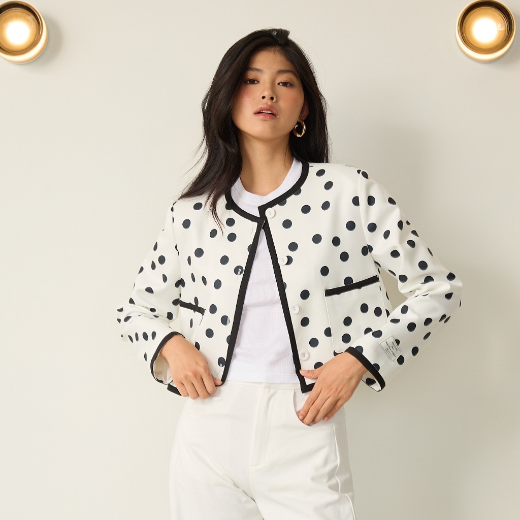 KANNI - SOULMATE BLAZER (Polka Dot)