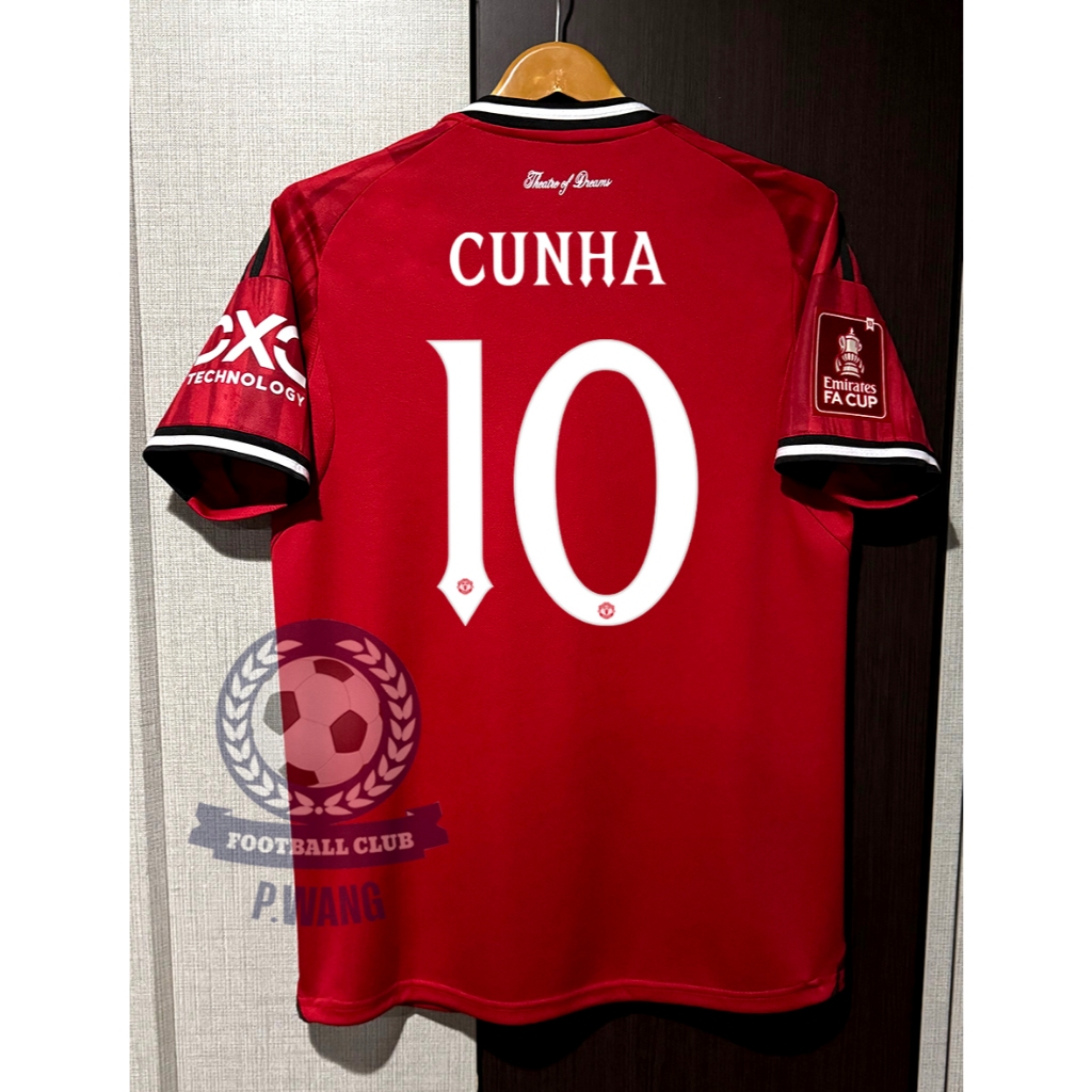 ลดท้ายฤดูกาล!! เสื้อฟุตบอล แมuยู Home ชุดเหย้า ( 3A ) เกรดแฟนบอล ปี 2025/26 เอฟเoคัw FA CUP ชื่อนักเตะ (แมuยู-ครบทุกคุน)