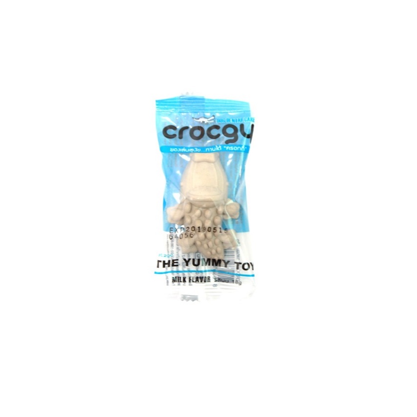 Crocgy ขนมขัดฟัน รสนม 18g ไซส์ S