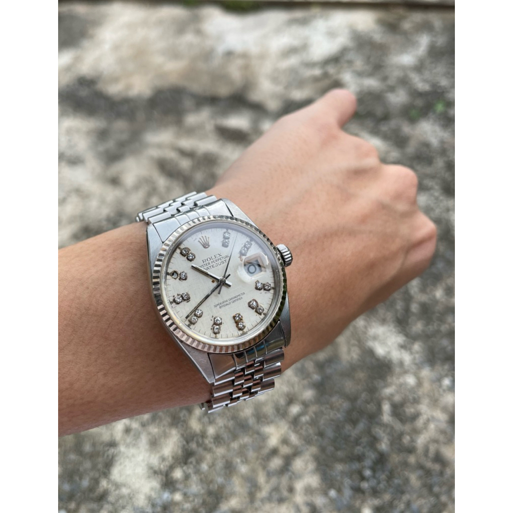 โรเล็กซ์ Datejust 1601 นาฬิกาข้อมือสแตนเลสสตีล