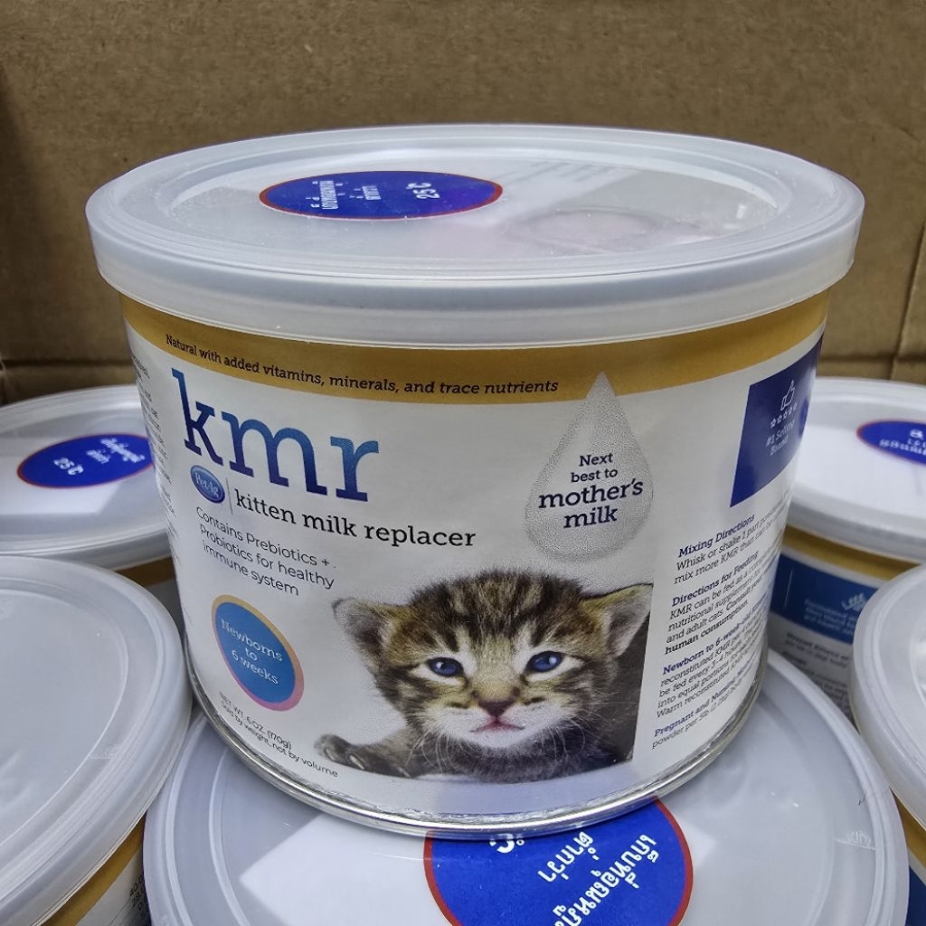 ของแท้💯% นมผงKMR สำหรับลูกแมว ลูกเสือ และลูกสัตว์Exotic 170g. Exp.12/26
