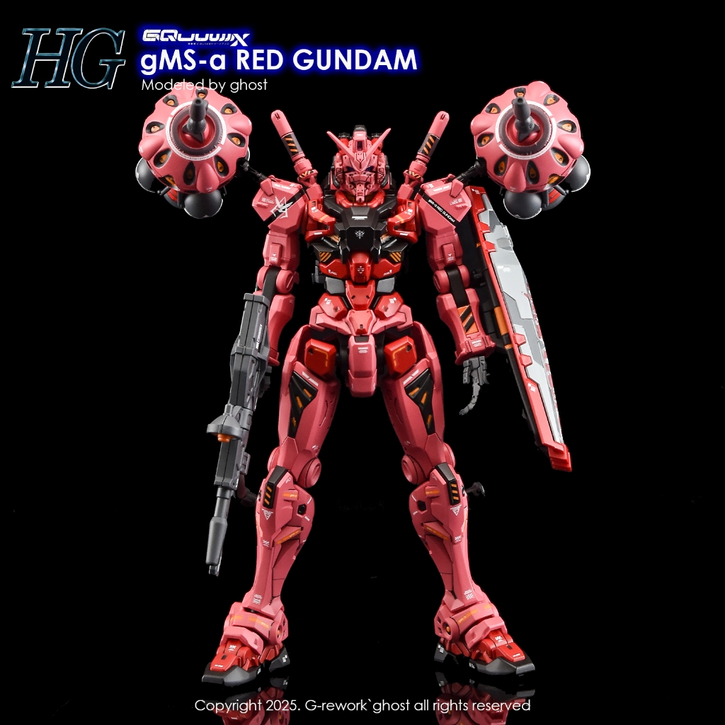 Water Decal [HG] [GQX] RED GUNDAM ของแท้จาก G-Rework