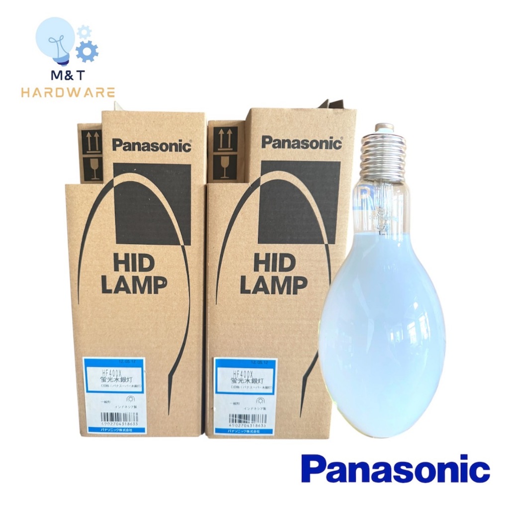 Panasonic พานาโซนิค หลอดแสงจันทร์ HID LAMP 400W 700W 1000W # HF400X  HF700X  HF1000X  ทรงโบว์ลิ่ง ขั
