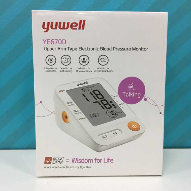 เครื่องวัดความดัน YUWELL รุ่นYE670D (CUFF 22-45CM.)