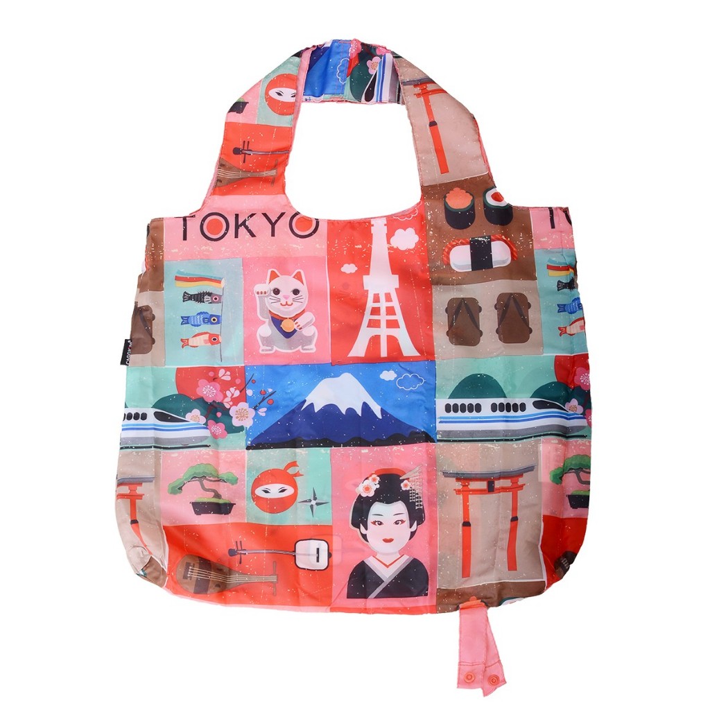 CAGGIONI : ถุงผ้าร่มพับได้ ถุงผ้าช็อปปิ้งกันน้ํา แบบพกพา เหมาะกับเดินชายหาด สําหรับซูเปอร์มาร์เก็ต ร้านขายของชํา - รูปที่ 5