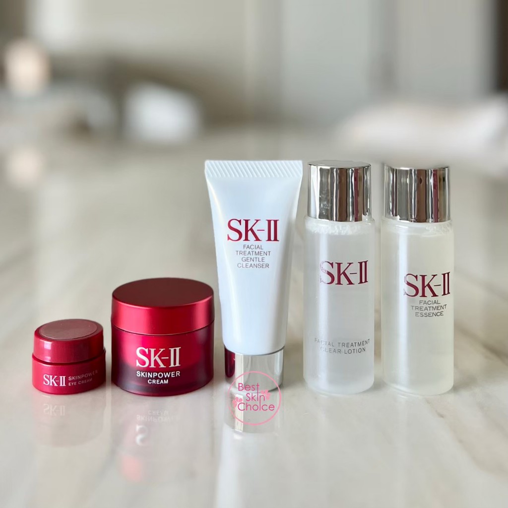 Facial Treatment Gentle Cleanser / Essence 30mL /Clear Lotion 30mL/SKINPOWER CREAM / ADVANCED CREAM/Airy Milky Lotion