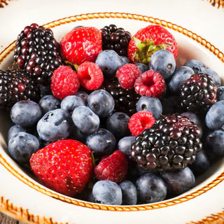 ผงมิกซ์เบอร์รี่ (Mixed Berry Powder) ปริมาณสุทธิ: 100 กรัม