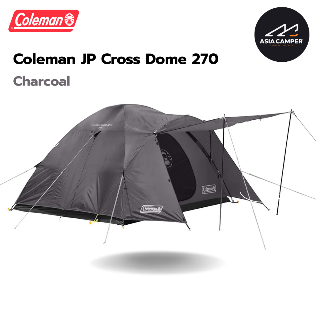 Coleman JP Cross Dome 270 สี charcoal