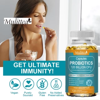 MULITTEA Probiotic & Prebiotic Capsules เพิ่มการเผาผลาญและลดอาการท้องอืด（โปรไบโอติกส์และพรีไบโอติกส์）