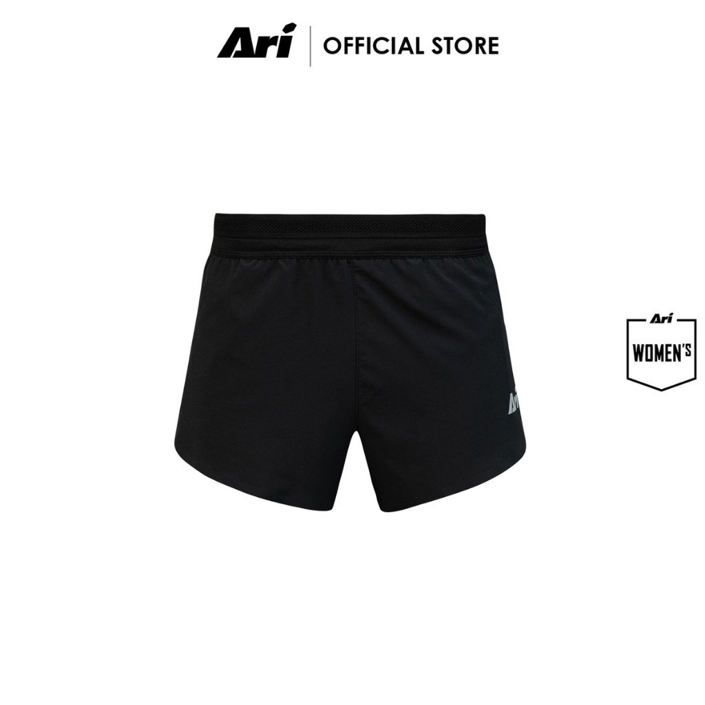 ARI WOMEN ELITE 3 INCHES RUNNING SHORT - BLACK (AAP2923-01) กางเกงวิ่งผู้หญิง 3 นิ้ว อาริ ELITE สีดำ