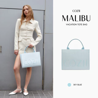 COZII - Malibu Vacation Tote Bag (3 สี) กระเป๋าผ้าแคนวาส พร้อมสายสะพายข้าง