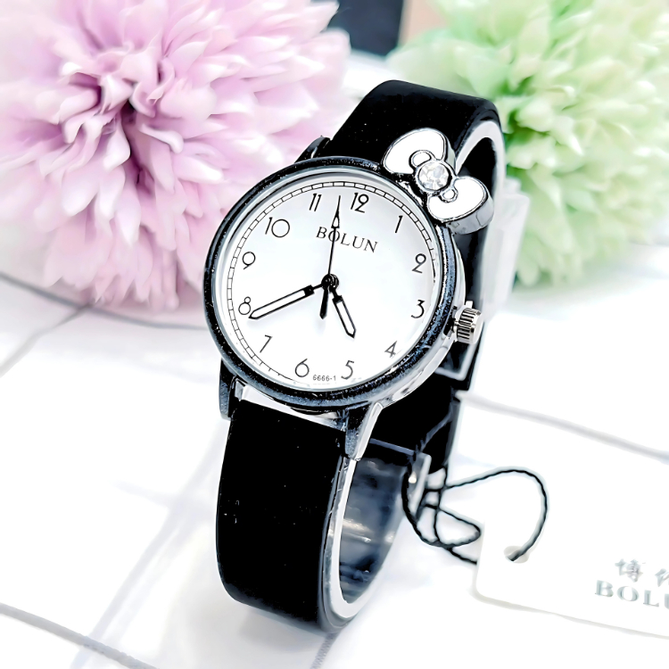 BOLUN นาฬิกาข้อมือสำหรับเด็ก สีพาลเทล น่ารัก ดูเวลาง่าย รุ่น SH6666L
