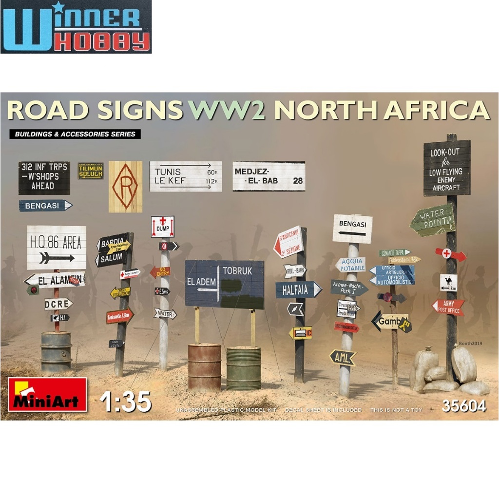 MiniArt 35604 Road Signs WWII North Africa 1/35