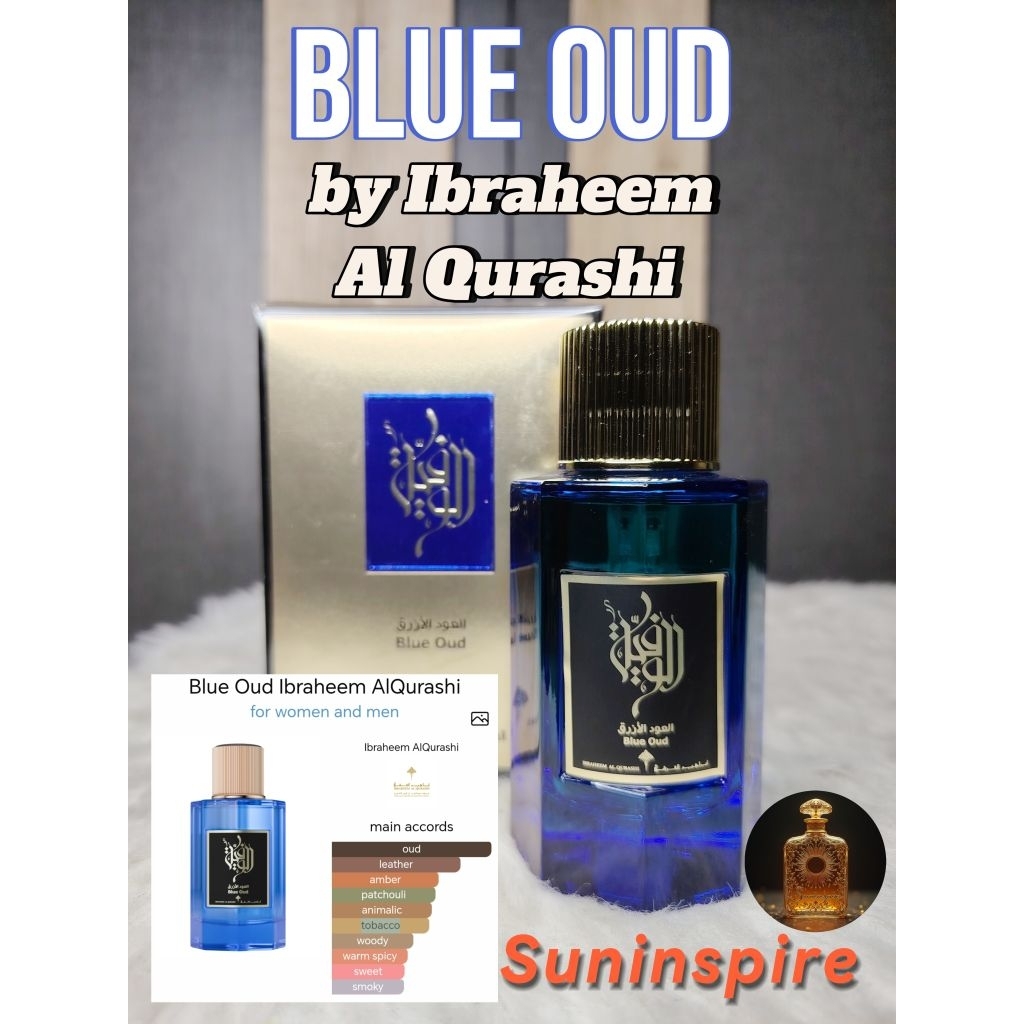 น้ำ​หอม​แบ่ง​ขาย​จาก​ซาอุ​ฯ​ Blue Oud by Ibrahim Ibraheem Al Qurashi ตัว oud ที่ดังที่สุดของแบรนด์​นี้ ติดทนข้ามวัน