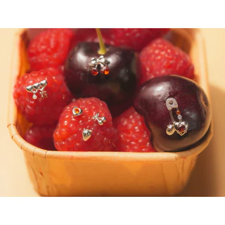 More Than Piercing: MP13 Mini Heart *waterproof* (Ms.Berry Collection) (1 pc) จิวหู/ต่างหู