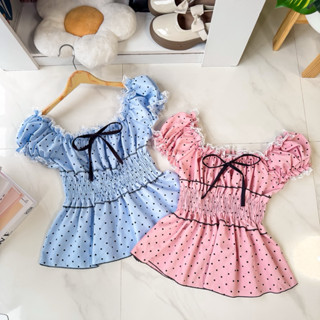 เสื้อแขนตุ๊กตาอก 32-48 ลูกไม้สม็อคเอว🩷 ( BB9 )