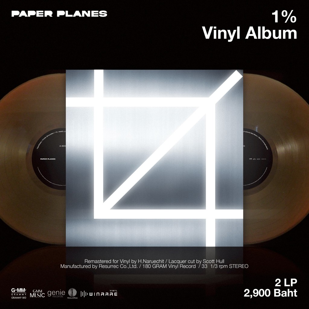 VINYL PAPER PLANES 1% แผ่นเสียง