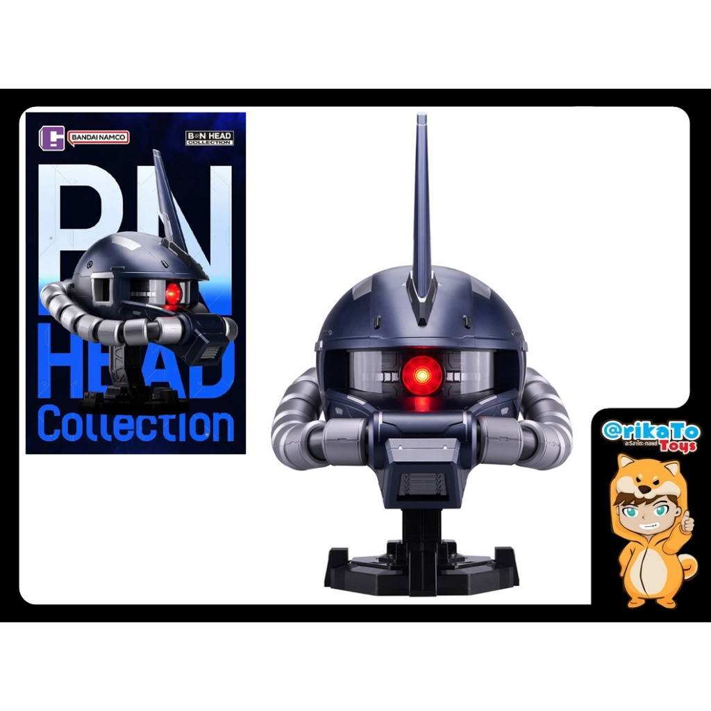 Bn Head Collection Ms-06R Black Tri-Stars' Zaku Ii [ของแท้💯%(#6977665592017)]