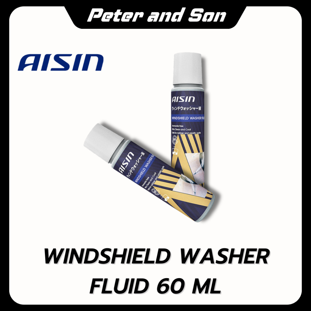 AISIN น้ำยาเติมถังน้ำฉีดกระจกรถยนต์ WINDSHIELD WASHER FLUID 60 ML