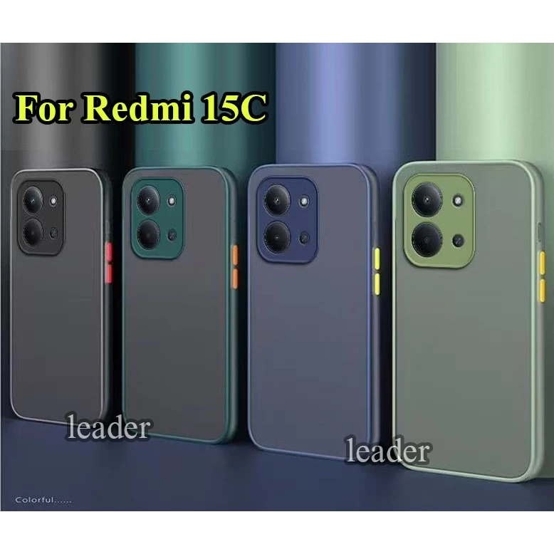 เคส ขอบสี หลังด้าน ตรงรุ่น สําหรับ Redmi 15C 13C 12C 14C13C Redmi A 3 Redmi A 5 พร้อมส่ง จัดส่งทันที 025