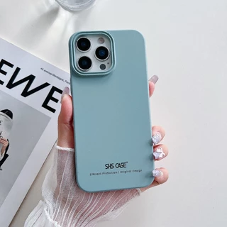 SHS เคส กันกระแทก ไม่เหลือง ไม่เลอะรอยนิ้วมือง่าย สีทึบ สำหรับไอโฟน 17 Pro Max/17/Air/16/15/14/13/12/iP case