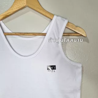เสื้อกล้าม เสื้อซับใน เสื้อทับใน ป้ายดำ สีขาว ป้าย Janf
