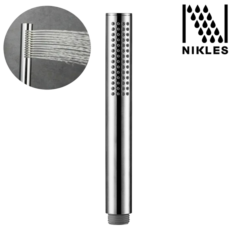 shopee BathMate Solutionsหัวฝักบัวมือแบบไมโครโฟน หัวฝักบัวยี่ห้อ Nikles(นิเคลส)