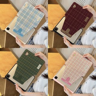 🚀จัดส่งทันที🚀เคสไอแพด มุนได้ 360 องศา ลายสก็อต Pro13 Air7 13 Gen12 Air6 Air5 เคสiPad Gen6/5 9.7 Air3