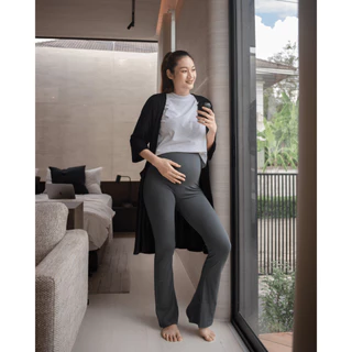 Lily leggings [รุ่นขาบานA สำหรับ 150-163 cm] กางเกงเลกกิ้งคนท้อง ผ้ายืด ใส่ได้ถึงคลอด