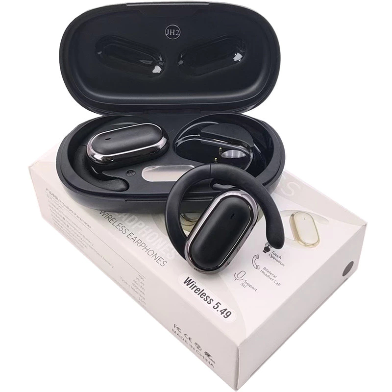 ไมโครโฟนในตัว HiFi เสียง HD โทรแขวนหูไม่เจ็บหูคุณภาพเสียงที่ชัดเจนจอแสดงผลดิจิตอลสมาร์ทสวมใส่สบายหูฟ