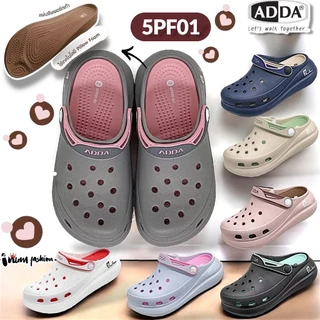 NFSHOES รองเท้าหัวโต ADDA Pillo Foam สำหรับผู้หญิง รุ่น 5PF01W1 มีสายรัดหลังเพิ่มความกระชับ นุ่ม ใส่สบาย