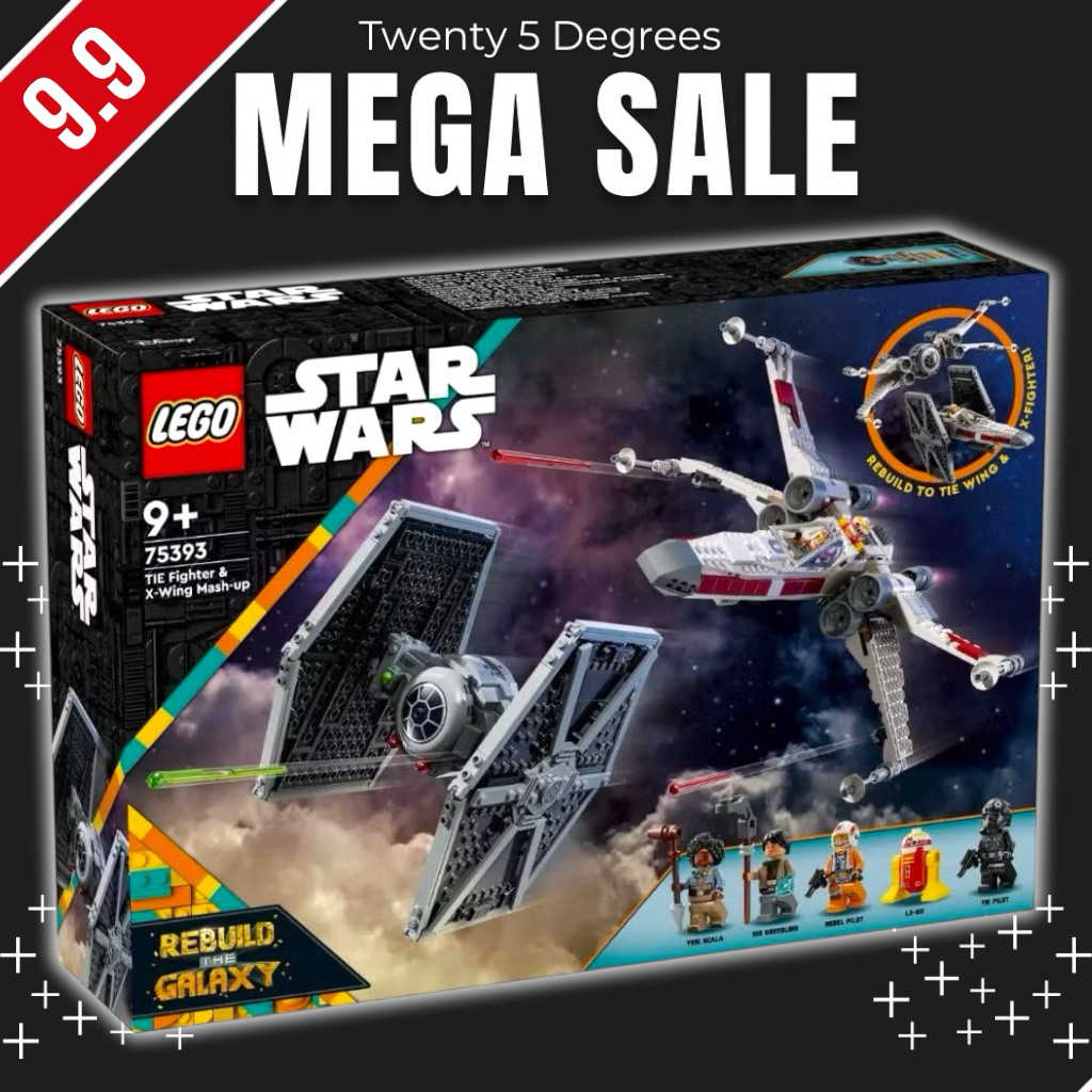 LEGO® Star Wars™ 75393 TIE Fighter & X-Wing Mash-up เลโก้ ของใหม่ ของแท้ 100%