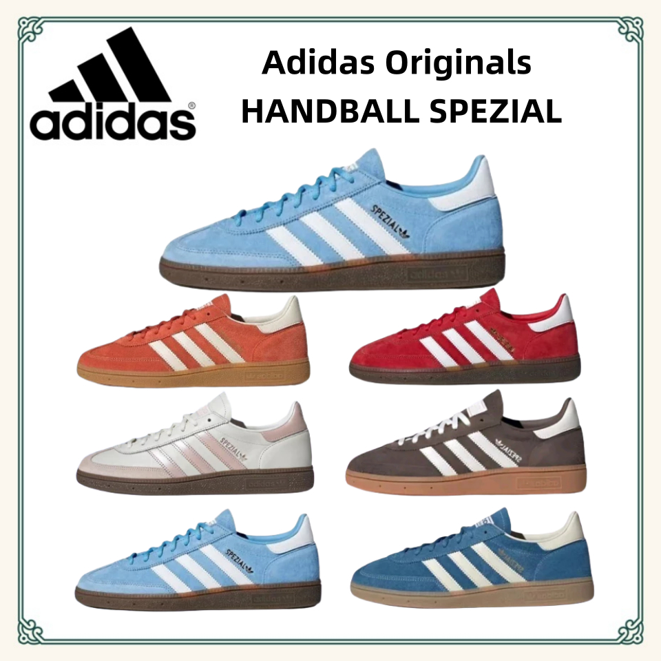รองเท้าผ้าใบลำลอง Adidas Originals HANDBALL SPEZIAL ของแท้ เหมาะสำหรับทั้งผู้ชายและผู้หญิง น้ำหนักเบา สวมใส่สบาย มีให้เล